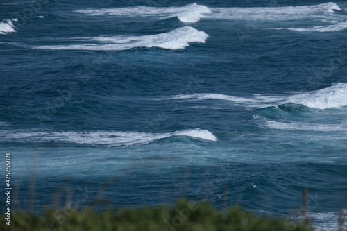 Wellen Mittelmeer Sardinien Küste