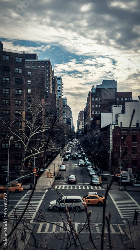 Beautiful shot of the urban streets in a daytim photo