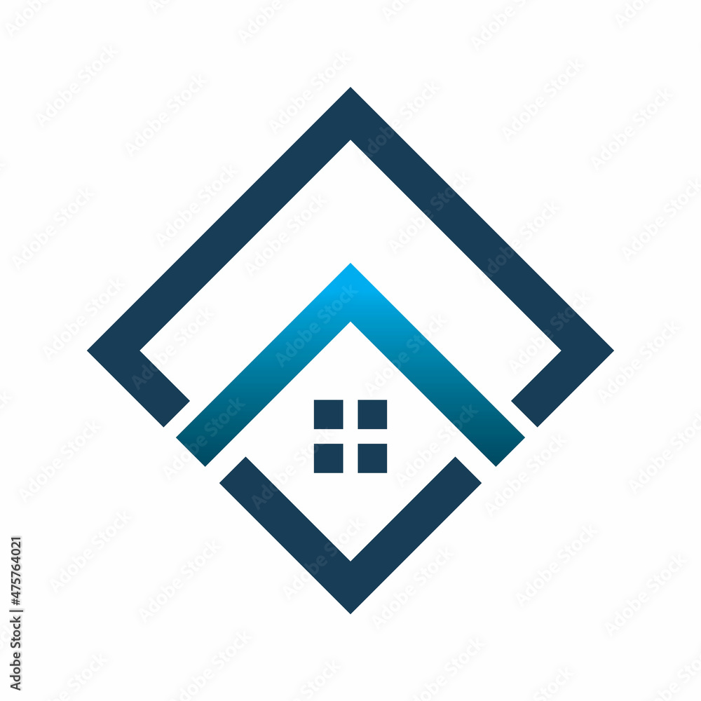 blue diamond housing logo design blue diamond housing logo design