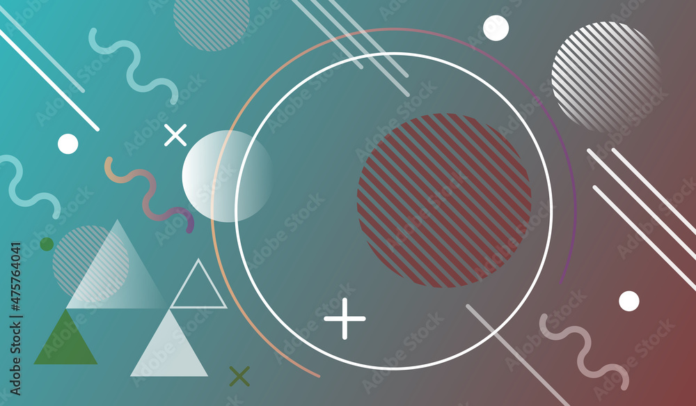 Obraz premium Modern abstract geometric vector background