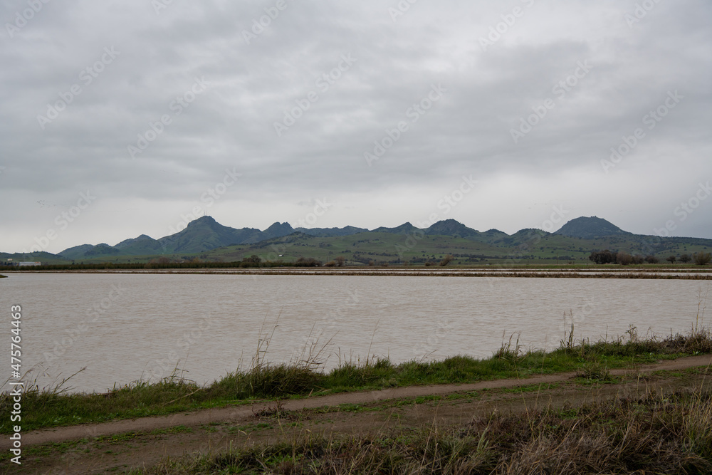 A Rainy Day on the Sutter Buttes.