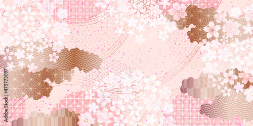 桜　和柄　春　背景
