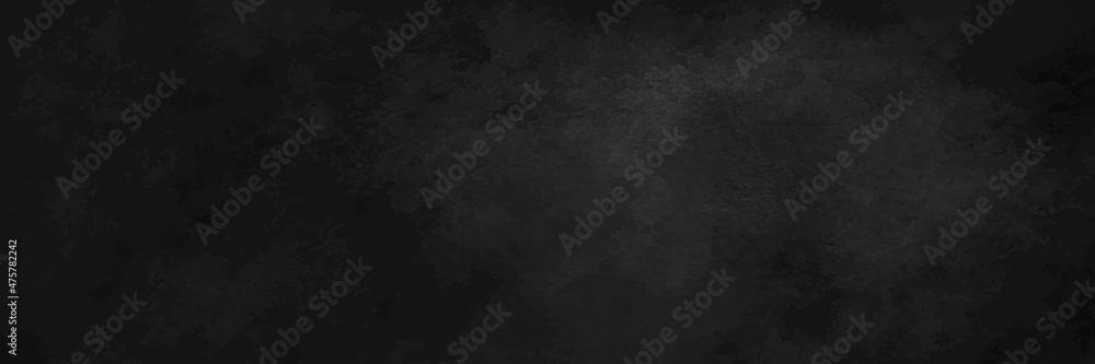 Fototapeta premium black stone concrete texture background anthracite panorama banner long