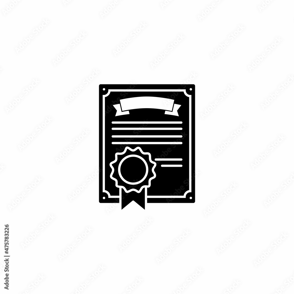 flat certificate icon symbol sign, logo template, vector, eps 10 flat certificate icon symbol sign, logo template, vector, eps 10