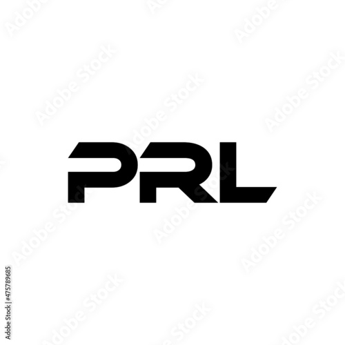 PRL letter logo design with white background in illustrator, vector logo modern alphabet font overlap style. calligraphy designs for logo, Poster, Invitation, etc. 