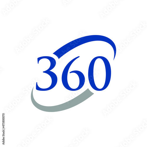 360 Logo can be used for icon, company and etc