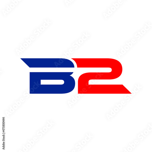 B2 Logo can be used for icon, sign, logo and etc