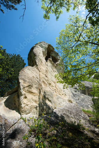 Osmar Rock Monastery in Bulgaria near the town of Shumen photo