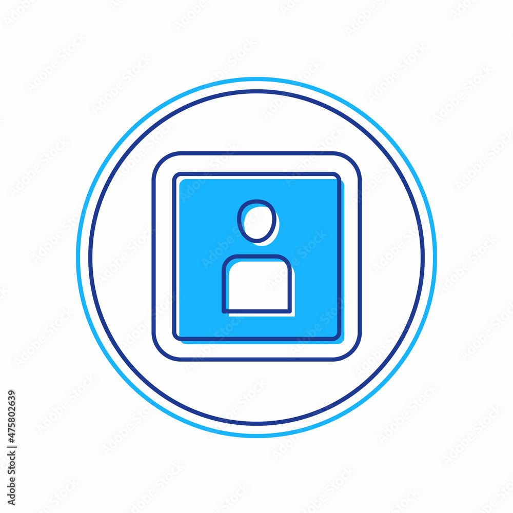 Filled outline Play Video icon isolated on white background. Film strip sign. Vector Filled outline Play Video icon isolated on white background. Film strip sign. Vector