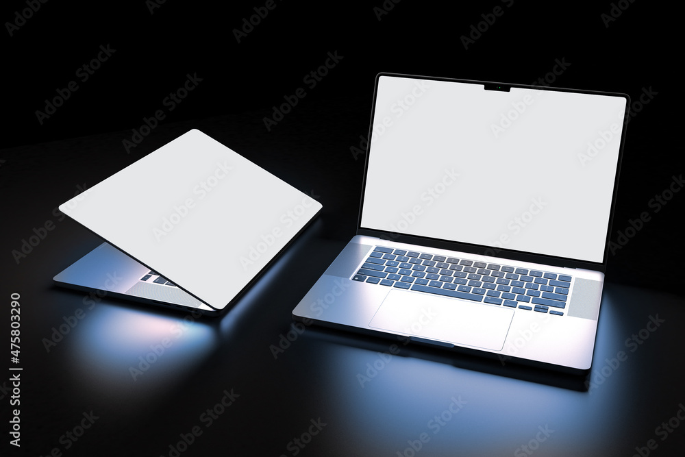Laptop In Dark