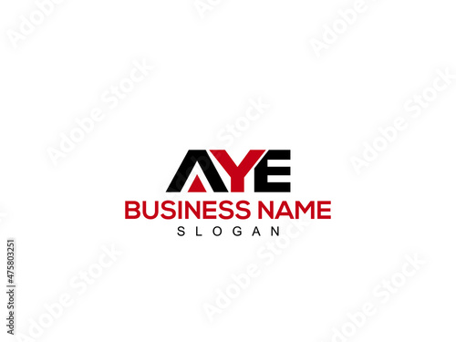 Royalty Free AYE logo, Creative ay letter logo for your business/company photo