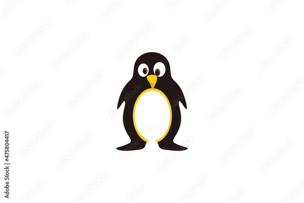 Obraz premium penguin logo design inspiration