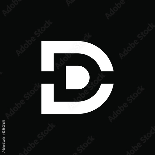 D Logo can be use for icon, sign, logo and etc