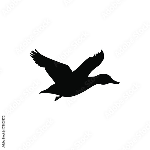 Flying Duck can be use for icon, sign, logo and etc