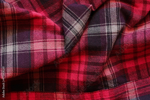 red plaid