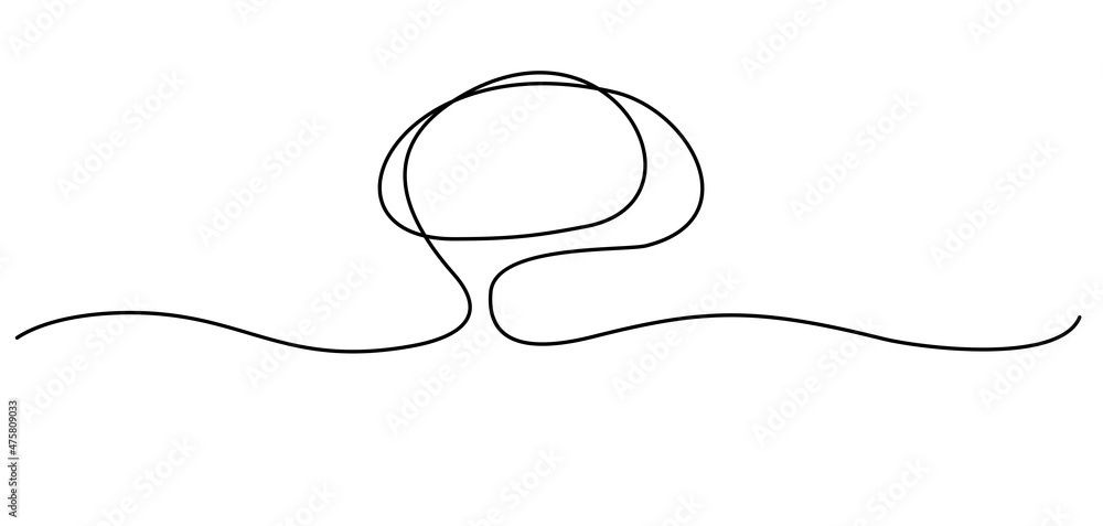 Continuous one line drawing of speech bubble. Speech bubbles isolated on white background. Black and white graphics minimalist linear vector illustration made of single line. For mobile app and social Continuous one line drawing of speech bubble. Speech bubbles isolated on white background. Black and white graphics minimalist linear vector illustration made of single line. For mobile app and social