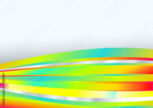 Red Yellow and Blue Background with Copy Space for Your Text Image