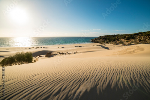 Bolonia beach, in Tarifa, southern Spain