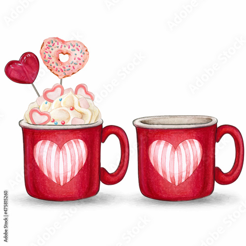 cup of coffee with heart