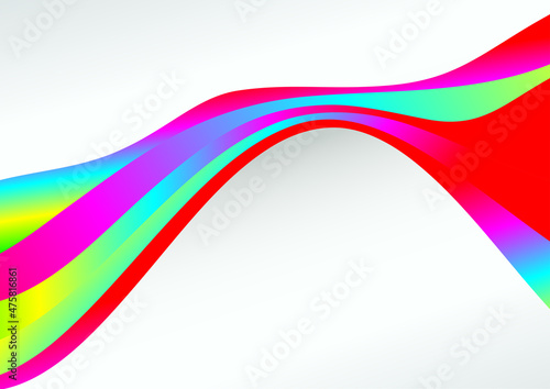 Red Yellow and Blue Wave Business Presentation