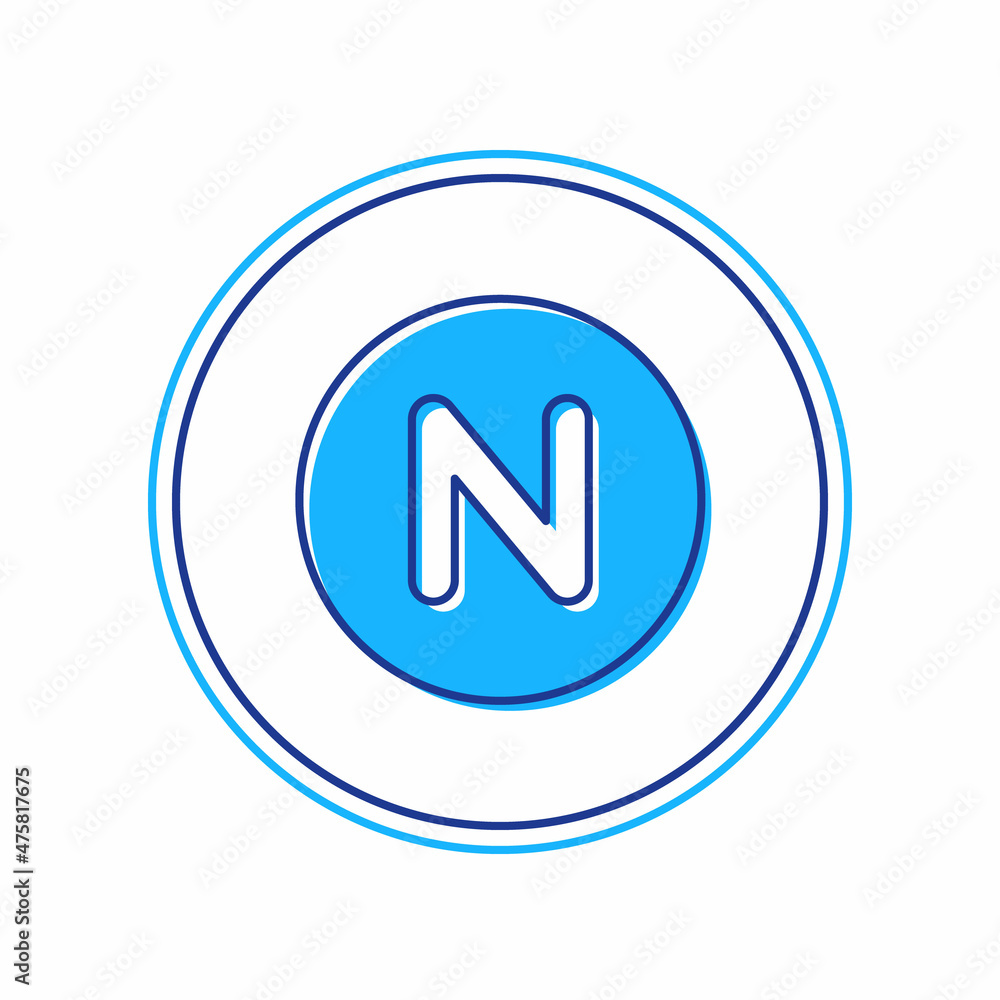 Filled outline Compass north icon isolated on white background. Windrose navigation symbol. Wind rose sign. Vector Filled outline Compass north icon isolated on white background. Windrose navigation symbol. Wind rose sign. Vector