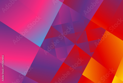 Red Yellow and Blue Geometric Abstract Background Vector Eps
