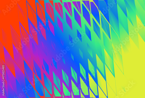 Abstract Red Yellow and Blue Background Vector Eps
