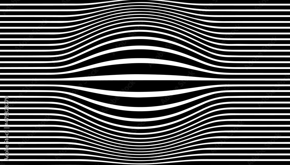 Abstract 3D circular burst background. black and white bloat effect pattern wallpaper. Vector illustration. Abstract 3D circular burst background. black and white bloat effect pattern wallpaper. Vector illustration.