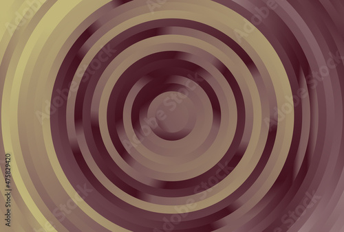 Red and Yellow Gradient Concentric Circles Background Vector Art