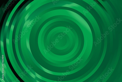 Green Gradient Concentric Circles Background Image
