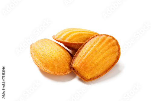 Obraz na płótnie Perfect French madeleine cookies, buttery and delicate