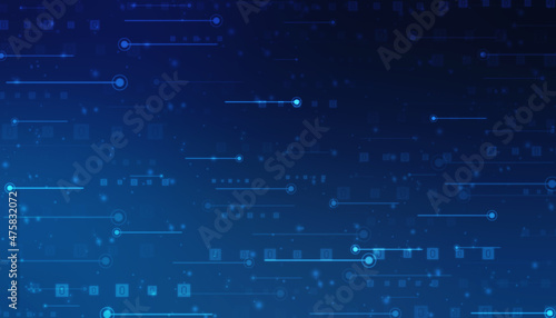 Wallpaper Mural Internet binary data code computing or transmission process, Internet Fiber Optics data Background, Binary Code Background, Digital Abstract technology background Torontodigital.ca