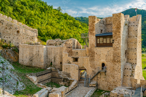 Golubac fortress in Serbia photo