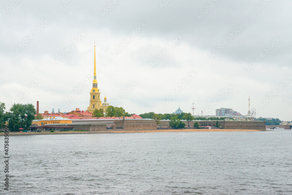 View of the Peter and Paul Fortress