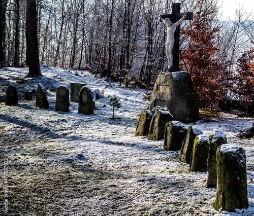 Tourist attractions in the town of Bukowiec near Jelenia Góra / Poland photo