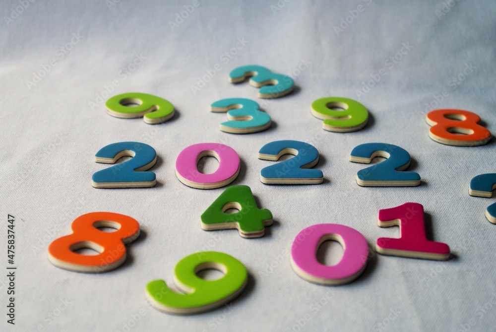 Naklejka premium numbers, order in chaos 