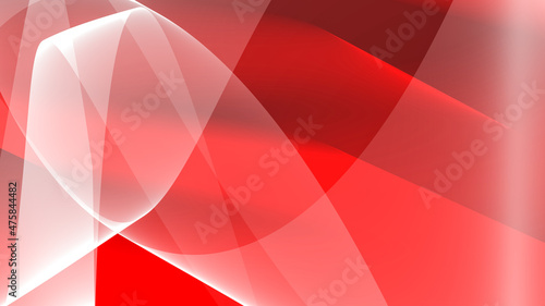 Hintergrund abstrakt 8K rot weiss Wellen Linien Kurven Verlauf