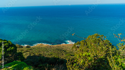 view of the sea from the coast