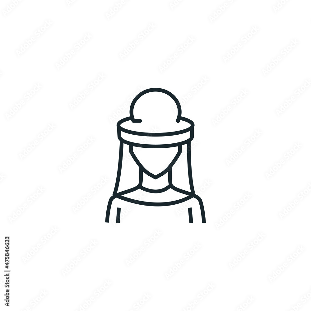 Apiarist thin line icon stock illustration. Beekeeping and apiary-related icon. Apiarist thin line icon stock illustration. Beekeeping and apiary-related icon.