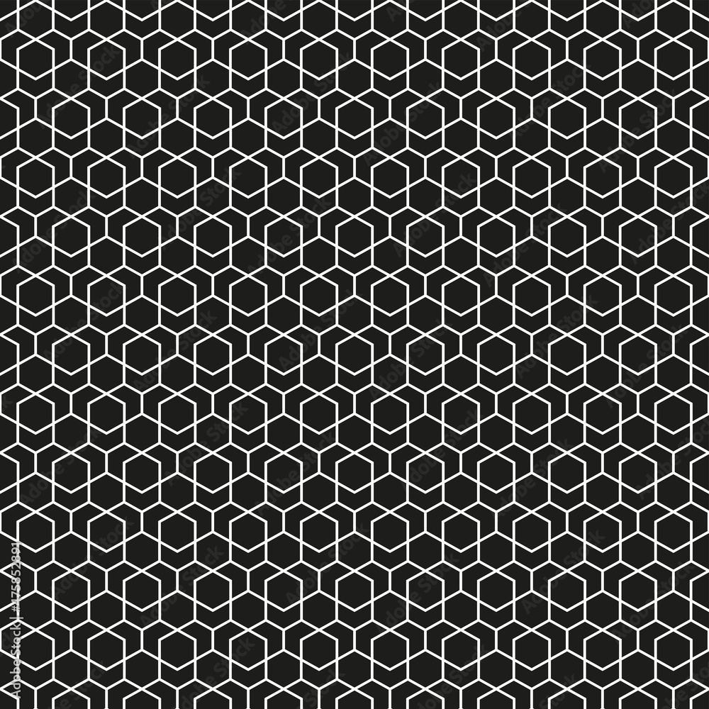 Seamless hexagonal mesh abstract geometric pattern background Seamless hexagonal mesh abstract geometric pattern background