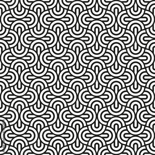 Seamless Art Deco geometric pattern background6