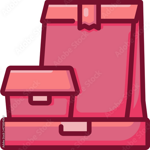 food delivery Two Tone icon