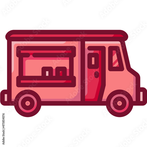 food truck Two Tone icon