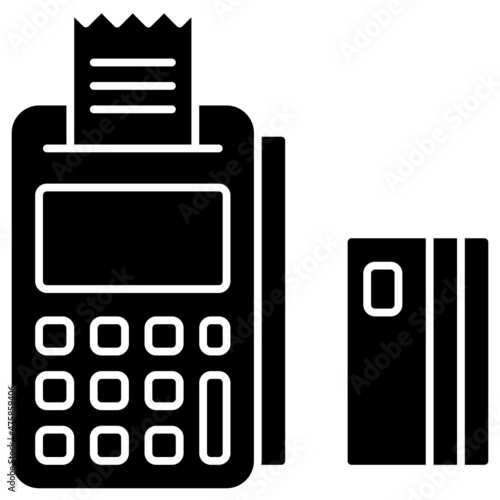 cashless payment solid icon