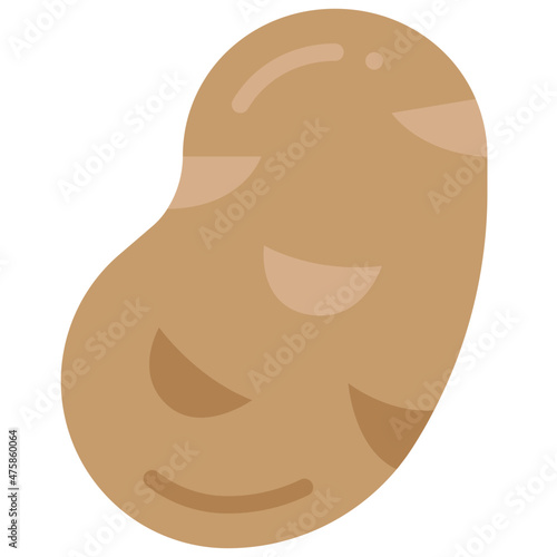 potato flat icon