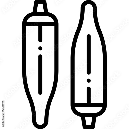 okra outline icon