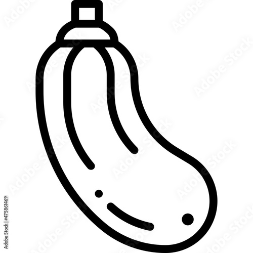 zucchini line icon