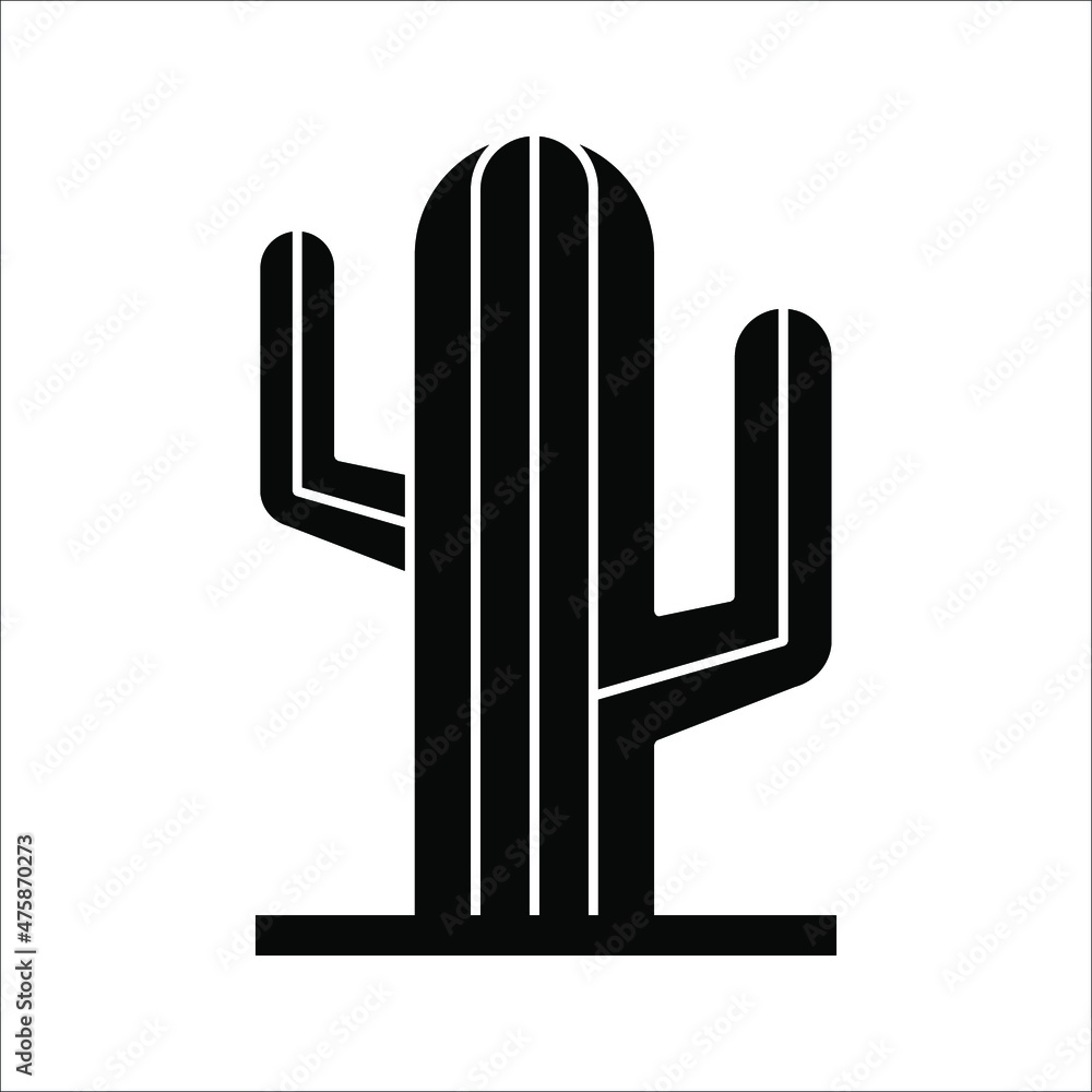 Cactus vetor icon isolated on white background. eps 10 Cactus vetor icon isolated on white background. eps 10