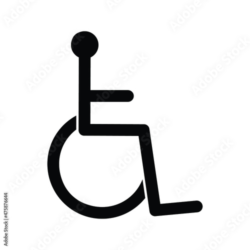 Disabled Handicap icon. vector illustration