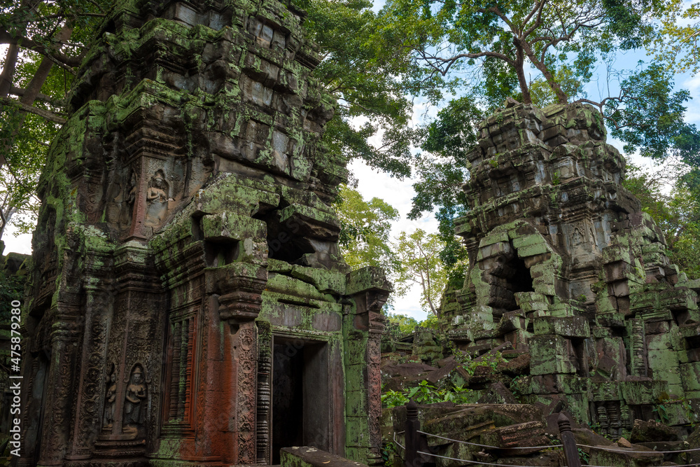 Ta Prohm, Siem Reap, Cambodia - one of the many famous spots in this temple, also know for it's gigantic tree roots